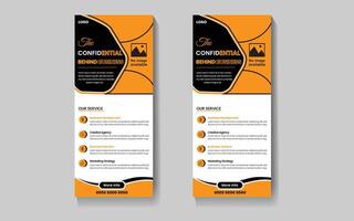 business roll up banner design vektor