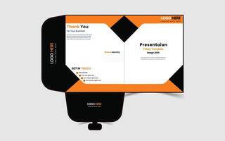 kreativ presentation mapp design mall vektor