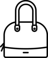 Nichtigkeit Tasche Gliederung Vektor Illustration