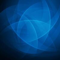 Blau abstrakt Hintergrund mit überlappend Kreise vektor