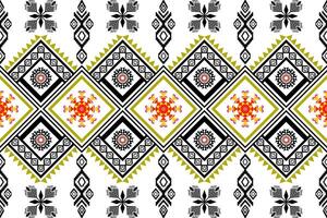 geometrisk etnisk orientalisk traditionell konst mönster.figur stam- broderi stil.design för bakgrund, tapeter, kläder, inslagning, tyg, element, vektor illustration.