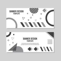 abstrakt geometrisk baner design mall. vektor illustration