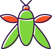 Insekt gefüllt Symbol vektor
