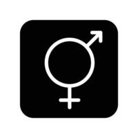 Sexualität solide Symbol Vektor Design gut zum Webseite und Handy, Mobiltelefon App. Mann Geschlecht Symbol