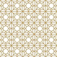nahtlos abstrakt geometrisch Muster im islamisch Stil vektor