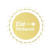 eid Mubarak Festival Karte vektor