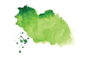 abstrakt grön vattenfärg stänka ner färga textur bakgrund design vektor