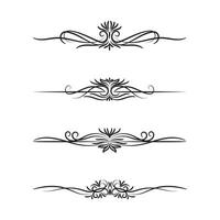 Hand zeichnen Blumen- Dekoration Elemente, Blumen- Ornamente, und Blumen- Elemente vektor