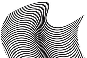 abstrakt schwarz Farbe geometrisch kreativ Hälfte Linie Muster vektor