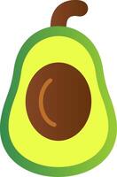 Avocados eben Gradient Symbol vektor