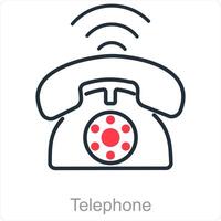 Telefon und wählen Symbol Konzept vektor