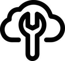 Wolke Symbol Symbol Vektor Bild. Illustration von das Hosting Lager Design Bild