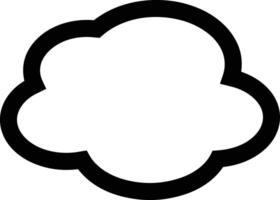 Wolke Symbol Symbol Vektor Bild. Illustration von das Hosting Lager Design Bild