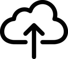 Wolke Symbol Symbol Vektor Bild. Illustration von das Hosting Lager Design Bild