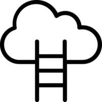 Wolke Symbol Symbol Vektor Bild. Illustration von das Hosting Lager Design Bild