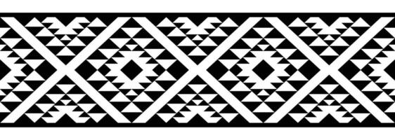 etnisk gräns prydnad. geometrisk etnisk orientalisk sömlös mönster. rand vektor illustration. inföding amerikan mexikansk afrikansk indisk stam- stil. design gräns, textil, tyg, Kläder, matta.