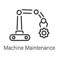 modisch Maschine Instandhaltung vektor