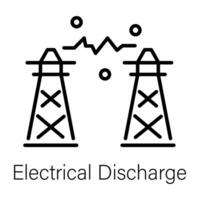 modisch elektrisch erfüllen vektor