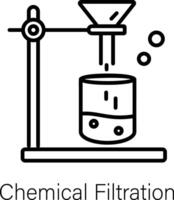 modisch chemisch Filtration vektor