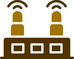 WLAN-Router kreatives Icon-Design vektor