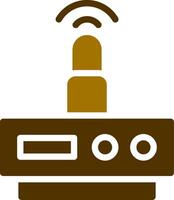 WLAN-Router kreatives Icon-Design vektor