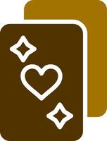 Poker kreatives Icon-Design vektor