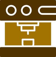 Kaffeemaschine kreatives Icon-Design vektor