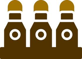 Flaschen kreativ Symbol Design vektor