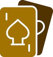 Poker kreatives Icon-Design vektor