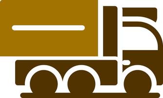 Fracht-LKW kreatives Icon-Design vektor