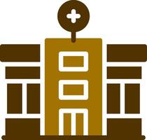 Krankenhaus kreatives Icon-Design vektor