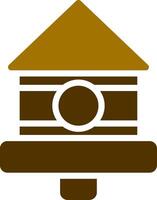 Birdhouse kreatives Icon-Design vektor