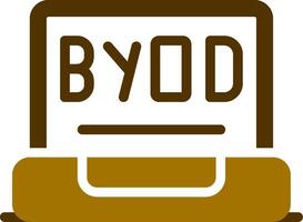 byod Tour kreativ Symbol Design vektor