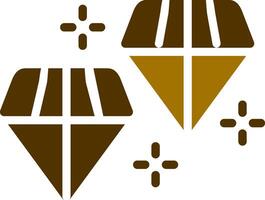 Diamanten kreativ Symbol Design vektor