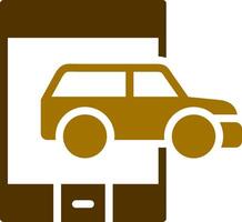 Anruf Taxi kreativ Symbol Design vektor