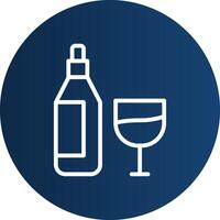 Wein kreatives Icon-Design vektor