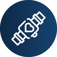 Smartwatch kreatives Icon-Design vektor