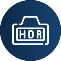 HDR kreatives Icon-Design vektor