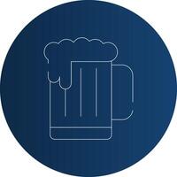 Bier kreatives Icon-Design vektor