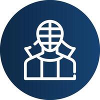 Kendo kreatives Icon-Design vektor