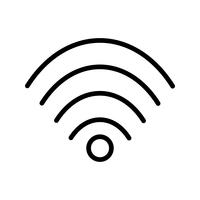 Vektor-Wifi-Symbol vektor