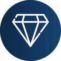 Diamant kreatives Icon-Design vektor