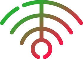 Wifi kreatives Icon-Design vektor