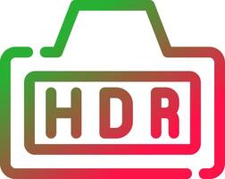 HDR kreatives Icon-Design vektor