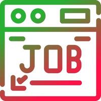 Job kreatives Icon-Design vektor