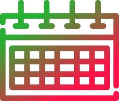 Kalender kreatives Icon-Design vektor