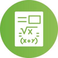 Mathe kreatives Icon-Design vektor