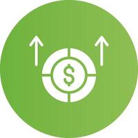 Cashflow kreatives Icon-Design vektor