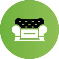 Sofa kreatives Icon-Design vektor