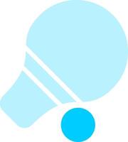 Tischtennis kreatives Icon-Design vektor